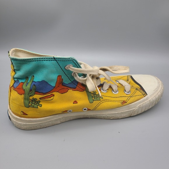 Vintage Keds Looney Tunes Wile E Coyote Road Runner High Top Sneakers W 9.5 - Picture 4 of 8